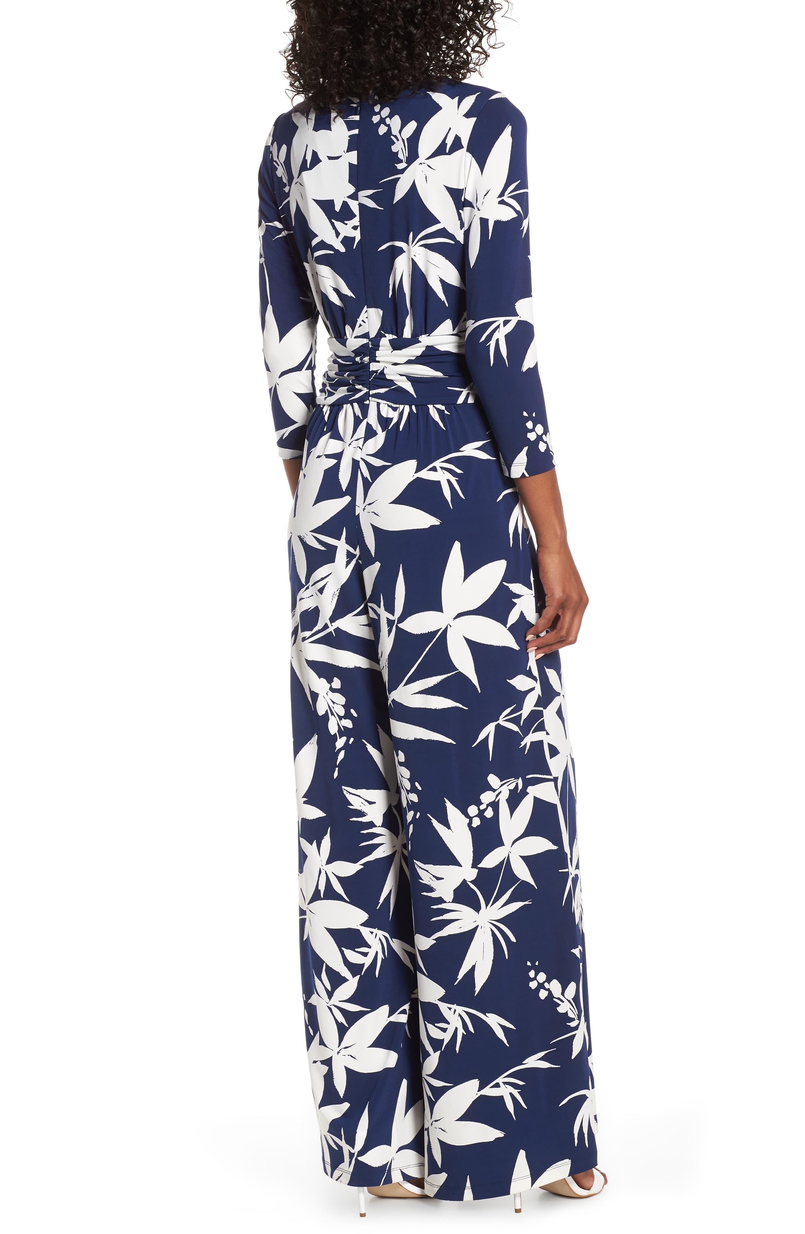 eliza j twist wide leg jumpsuit