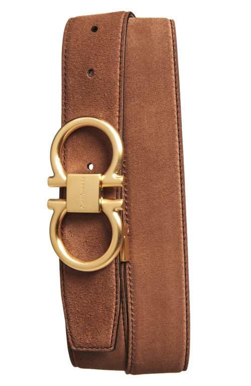 FERRAGAMO ● 牛革ベルト Brown Brown Ferragamo Belts for Men | Lyst