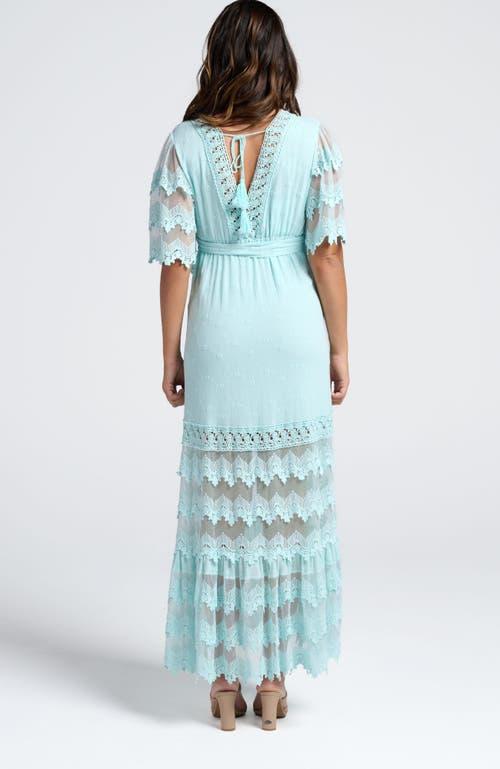 blue lace dress maternity Sample Royal Blue 3D Cherry Dress – Queen of Sparkles main image 0