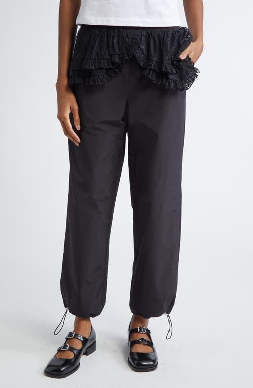 【関税込み】Sandy Liang ブラック Anja トラックパンツ Sandy Liang Anja Track Pants | Nordstrom