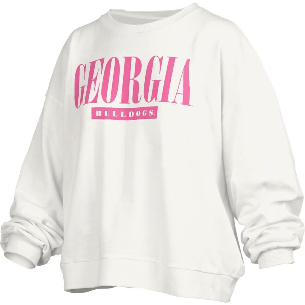 Pressbox Oversized Team Spirit Sweatshirt in Pink Lyst