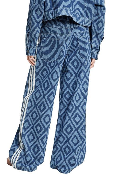 adidas X Farm Rio Lifestyle Denim Track Pants in Blue | Lyst