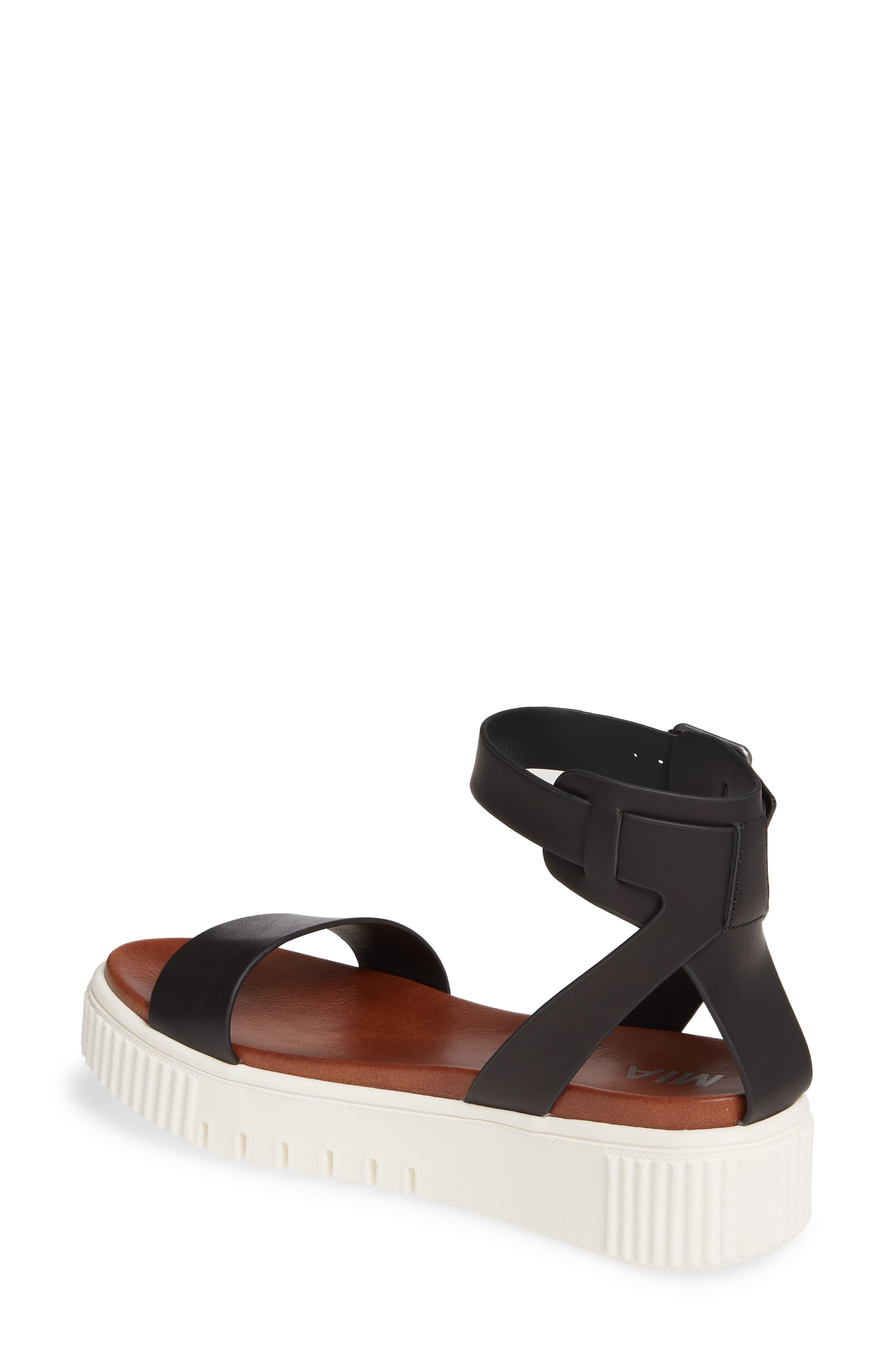 lunna platform ankle strap sandal mia