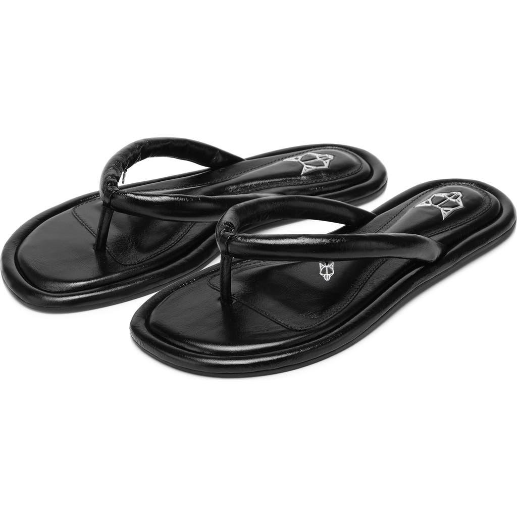 \"NAKED WOLFE\" Grenada レザー サンダル Grenada Black Leather