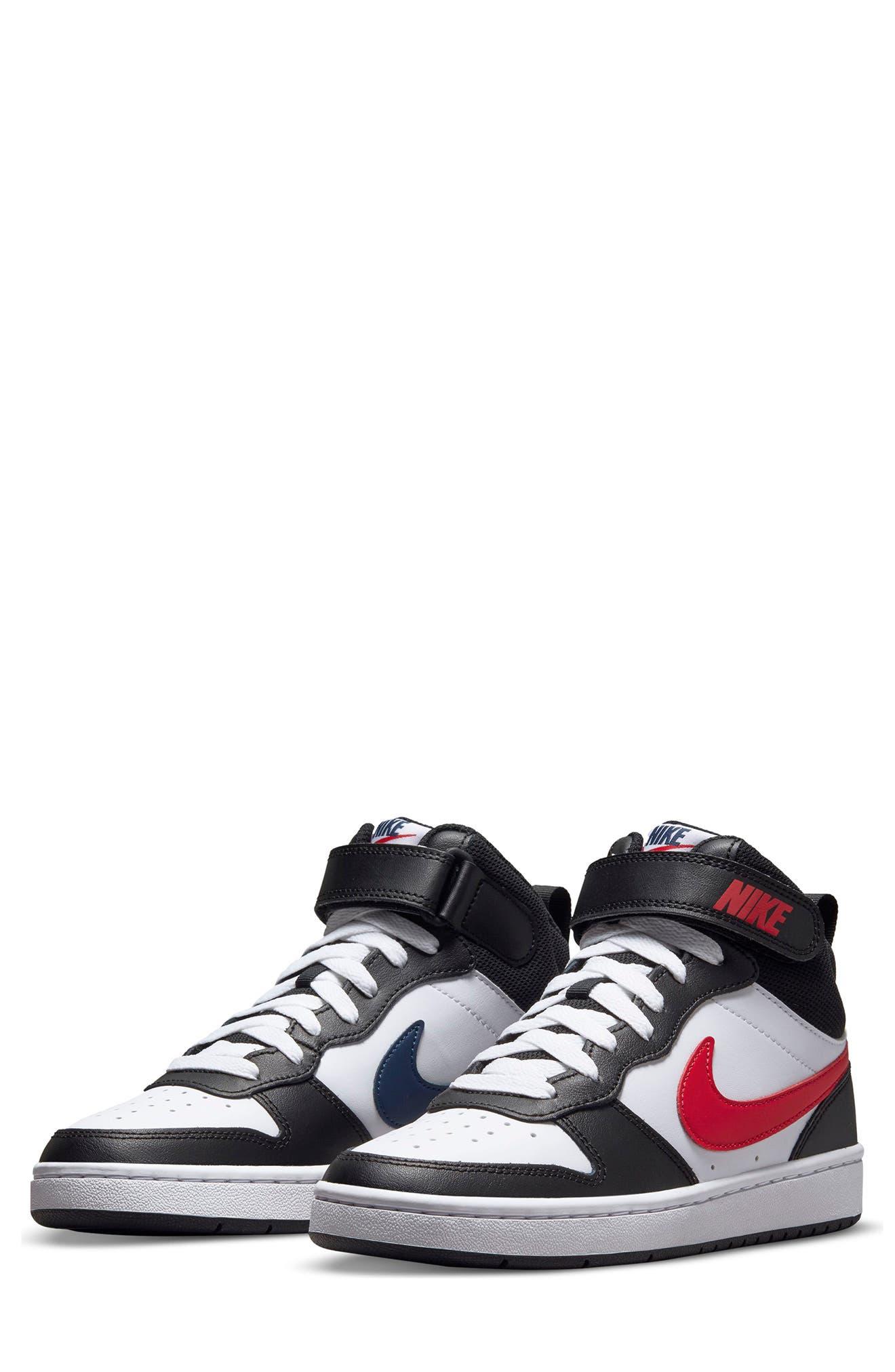 Nike Court Borough High Top Leather Sneaker in White Lyst Nike Court Borough High Top Leather Sneaker in White Lyst