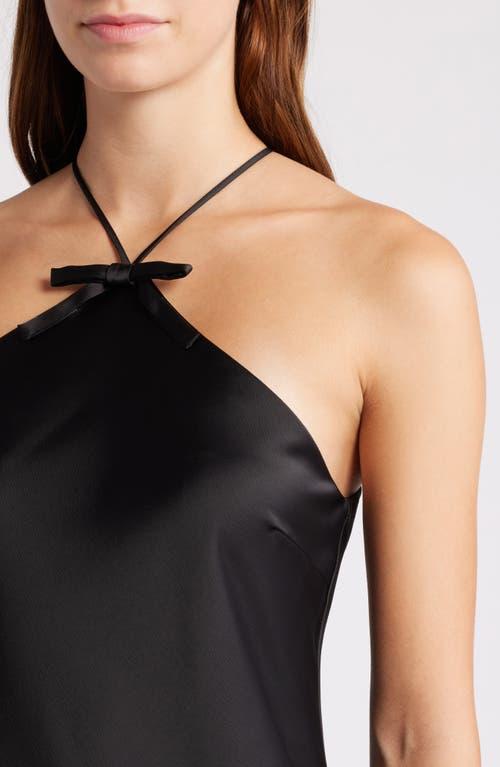 formal white halter dress White Halter Maxi Dress with Open Back