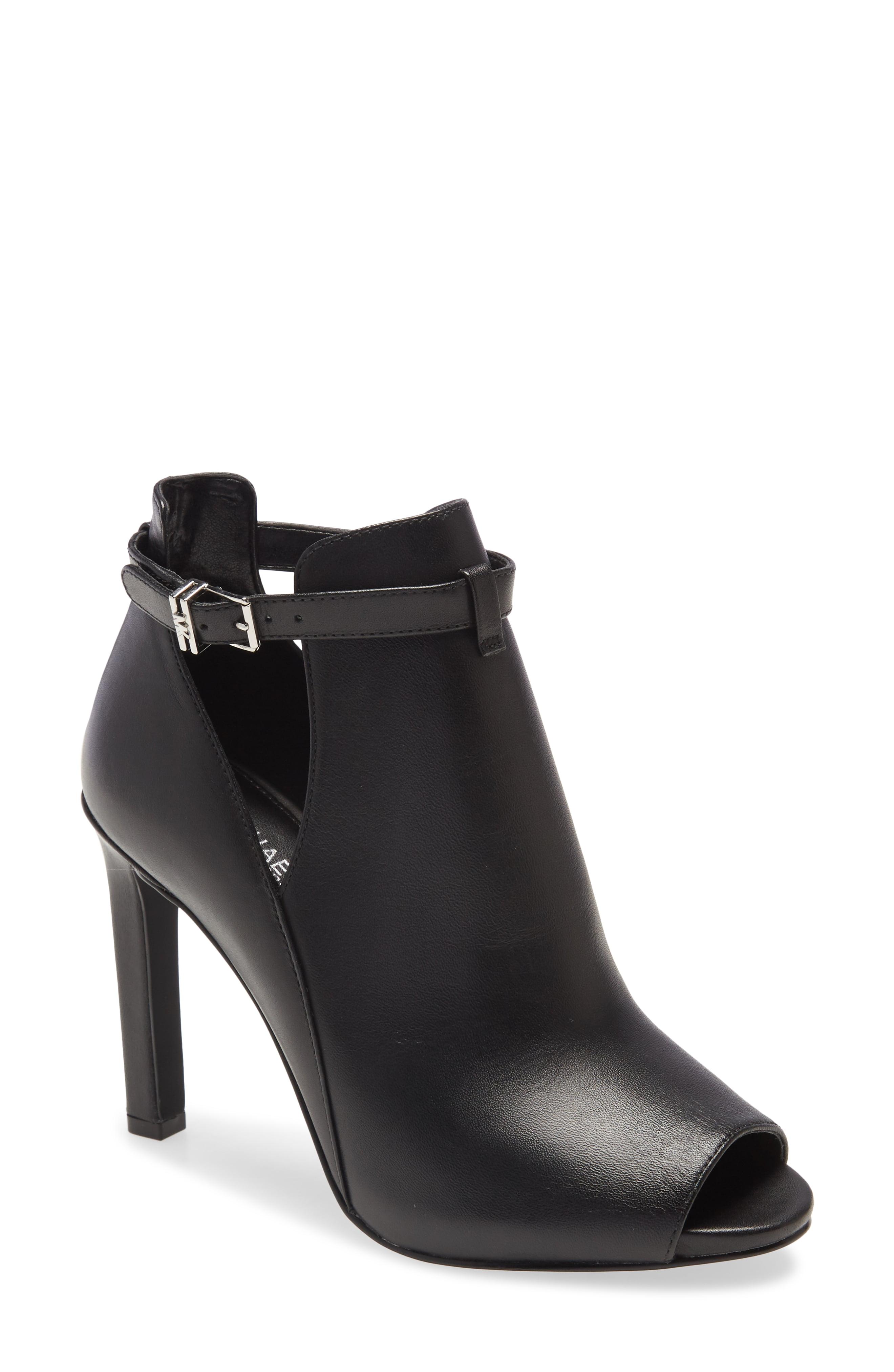 michael kors lawson open toe bootie