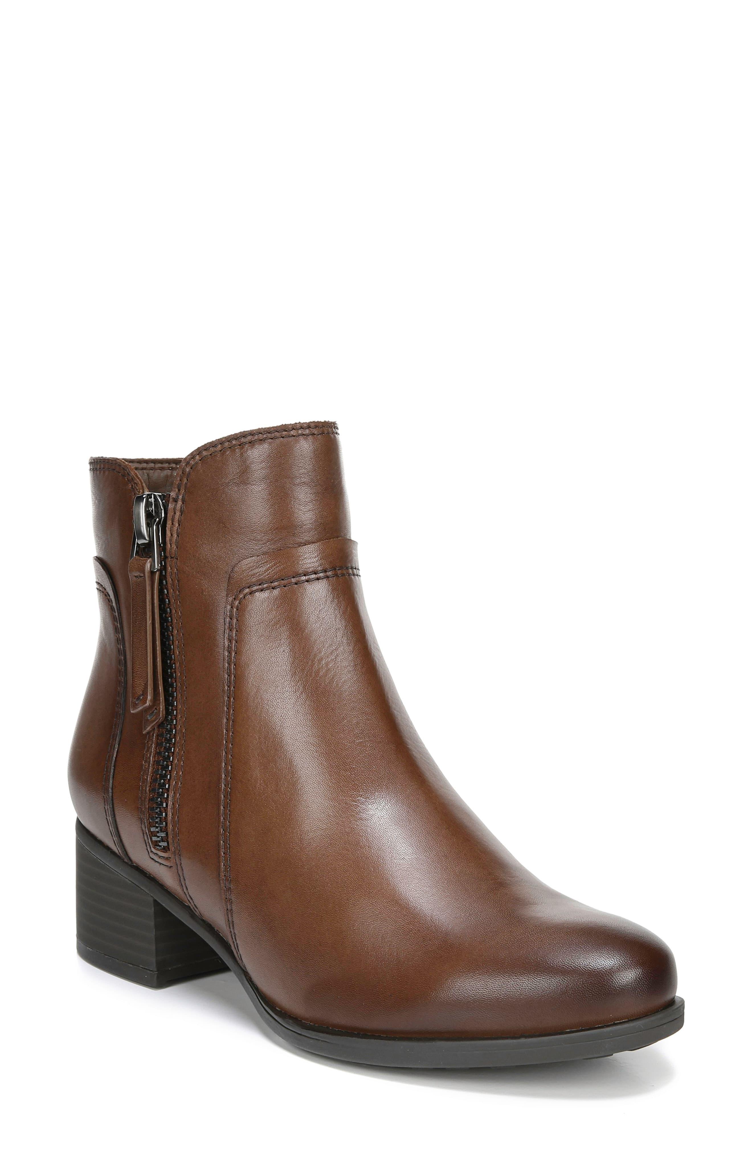naturalizer dorrit leather booties