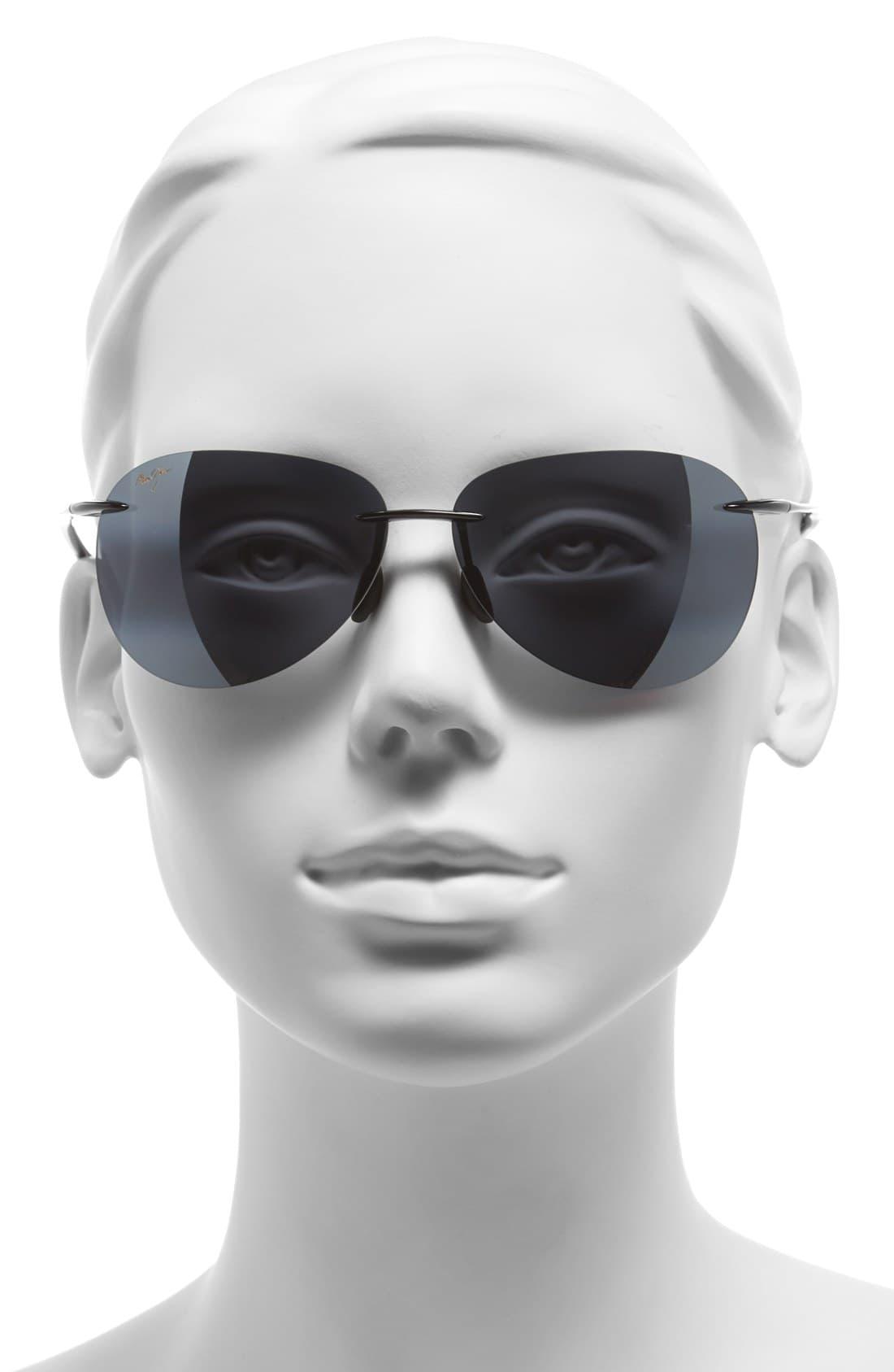 Maui Jim Synthetic Sugar Beach 62mm Polarizedplus2 Rimless ...
