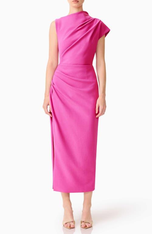 elliatt asymmetric satin cocktail dress Elliatt Camo Asymmetric Satin Cocktail Dress in Charcoal at Nordstrom, Size Large