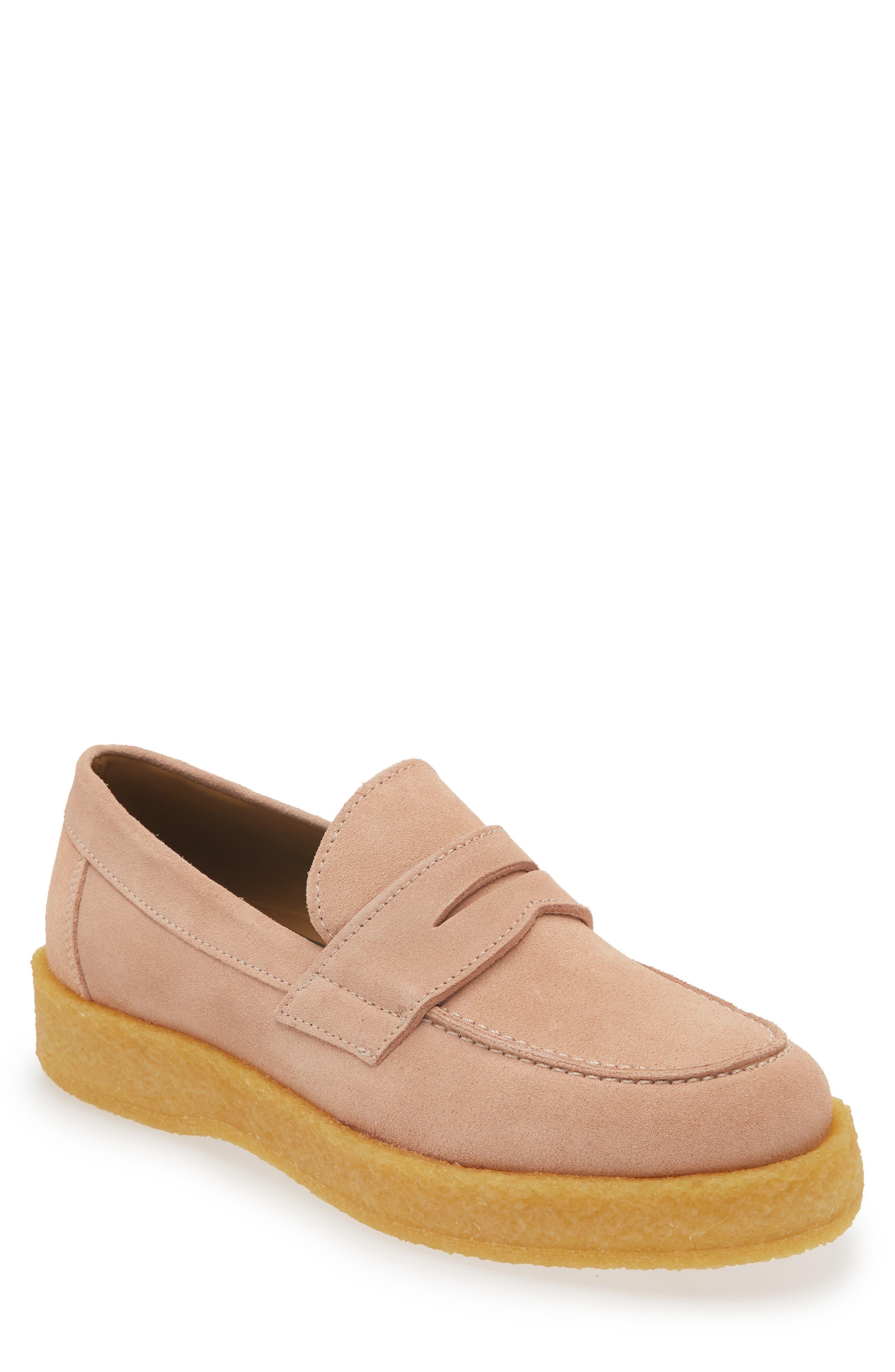 vinny-s-yardee-penny-loafer-in-brown-for-men-lyst