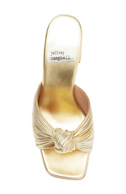 Jeffrey Campbell Melonger Block Heel Sandal in Natural Lyst