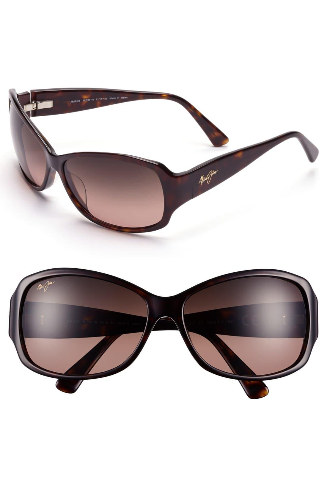 Maui Jim Nalani 61mm Polarizedplus2 Sunglasses - Dark Tortoise in Brown ...