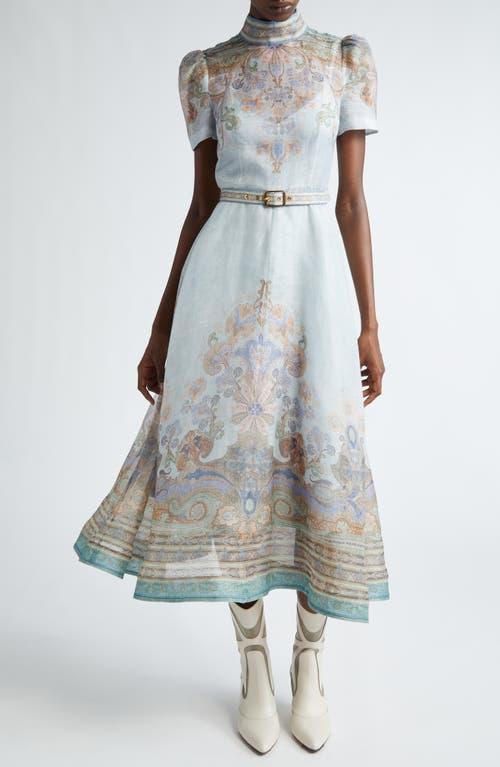 【Zimmermann】Eden linen and silk midi dress Zimmermann Eden linen and silk midi dress Zimmermann