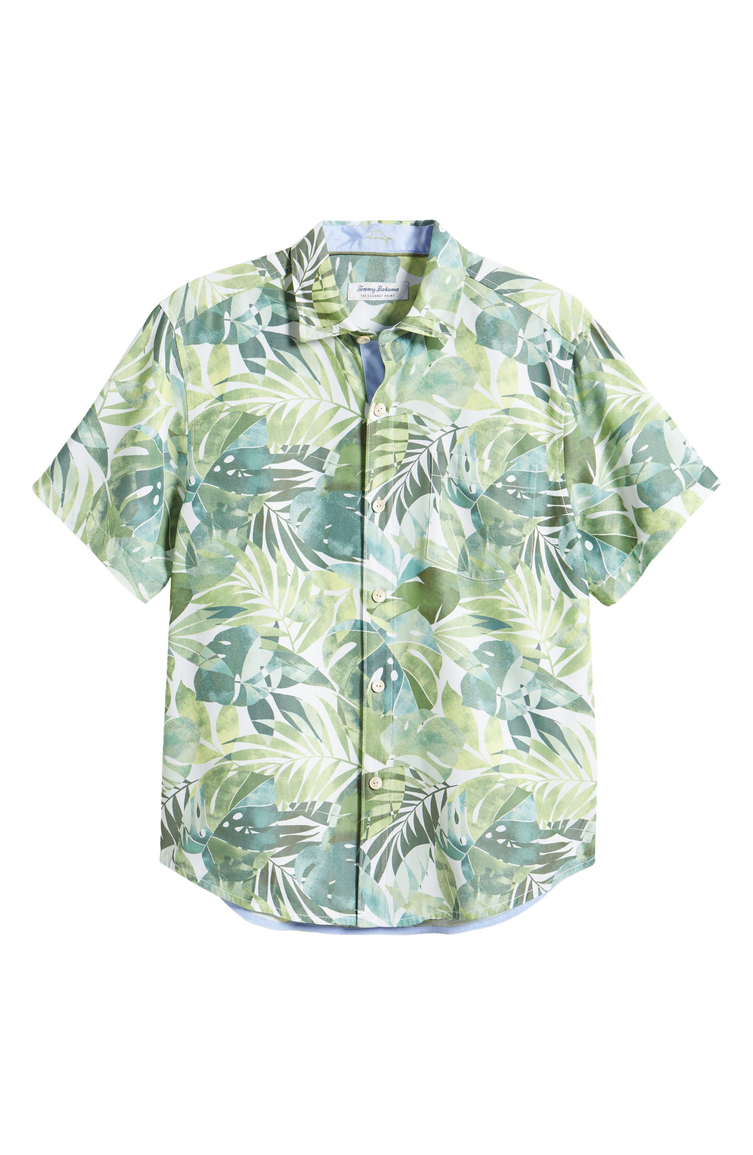 Tommy Bahama Fronds Isles Button Down Shirt L / Bering