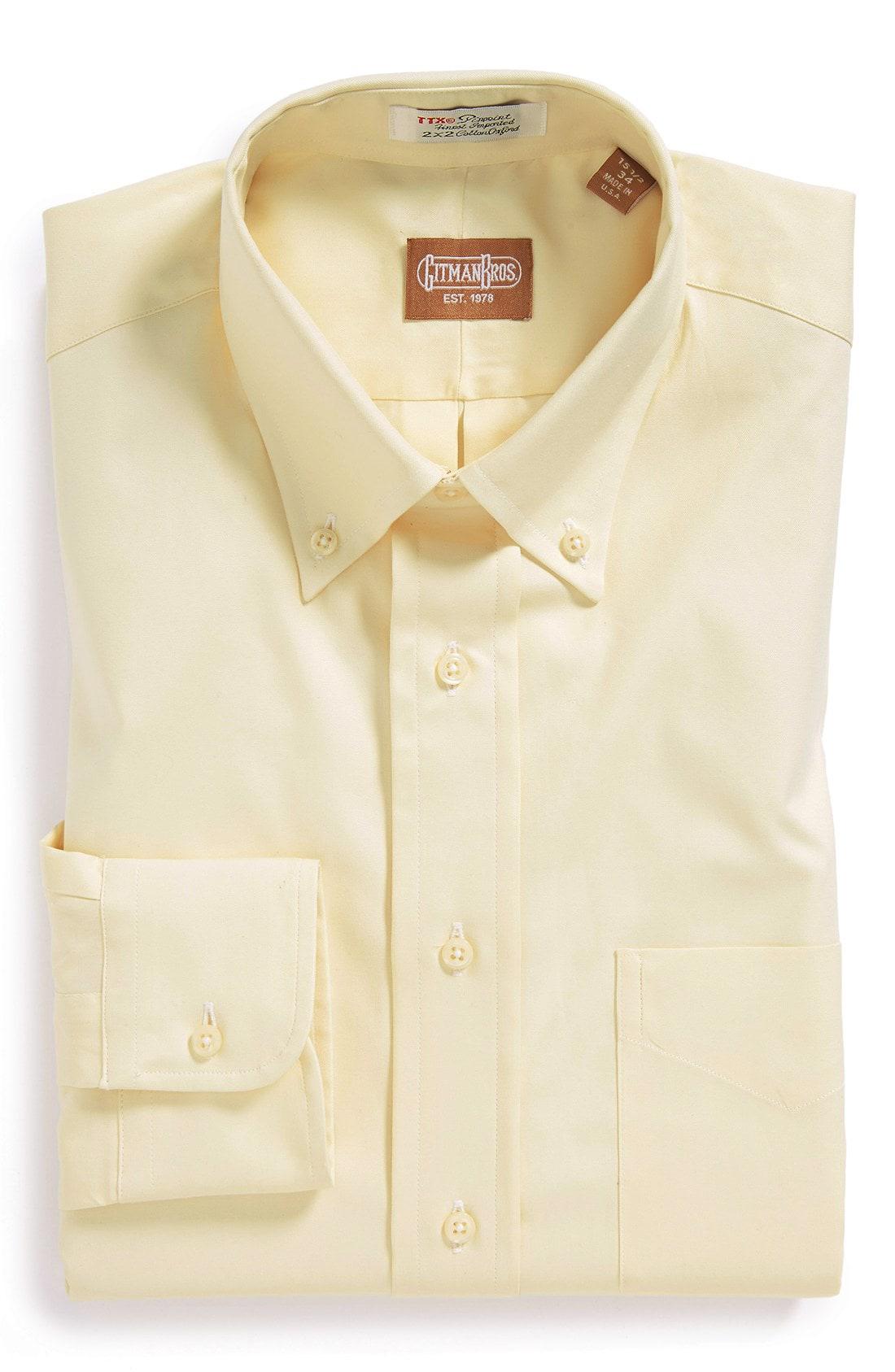 Gitman Brothers Vintage Regular Fit Pinpoint Cotton Oxford Button Down