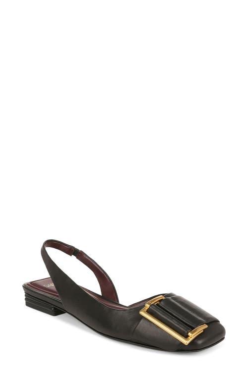 vince cadya square toe slingback flat