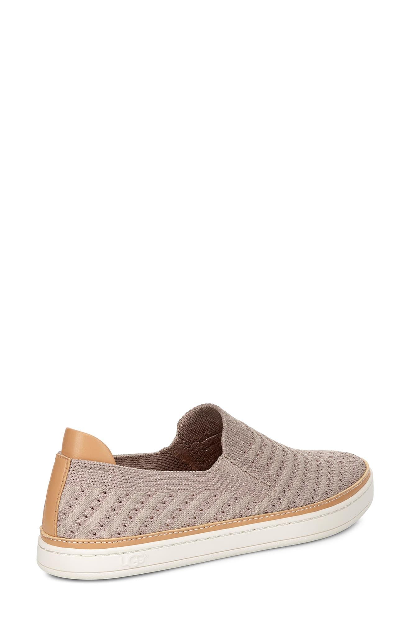 ugg sammy chevron metallic sneakers
