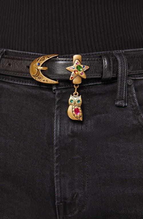 Mother The Charm School Leather Belt in Black | Lyst display picture 1