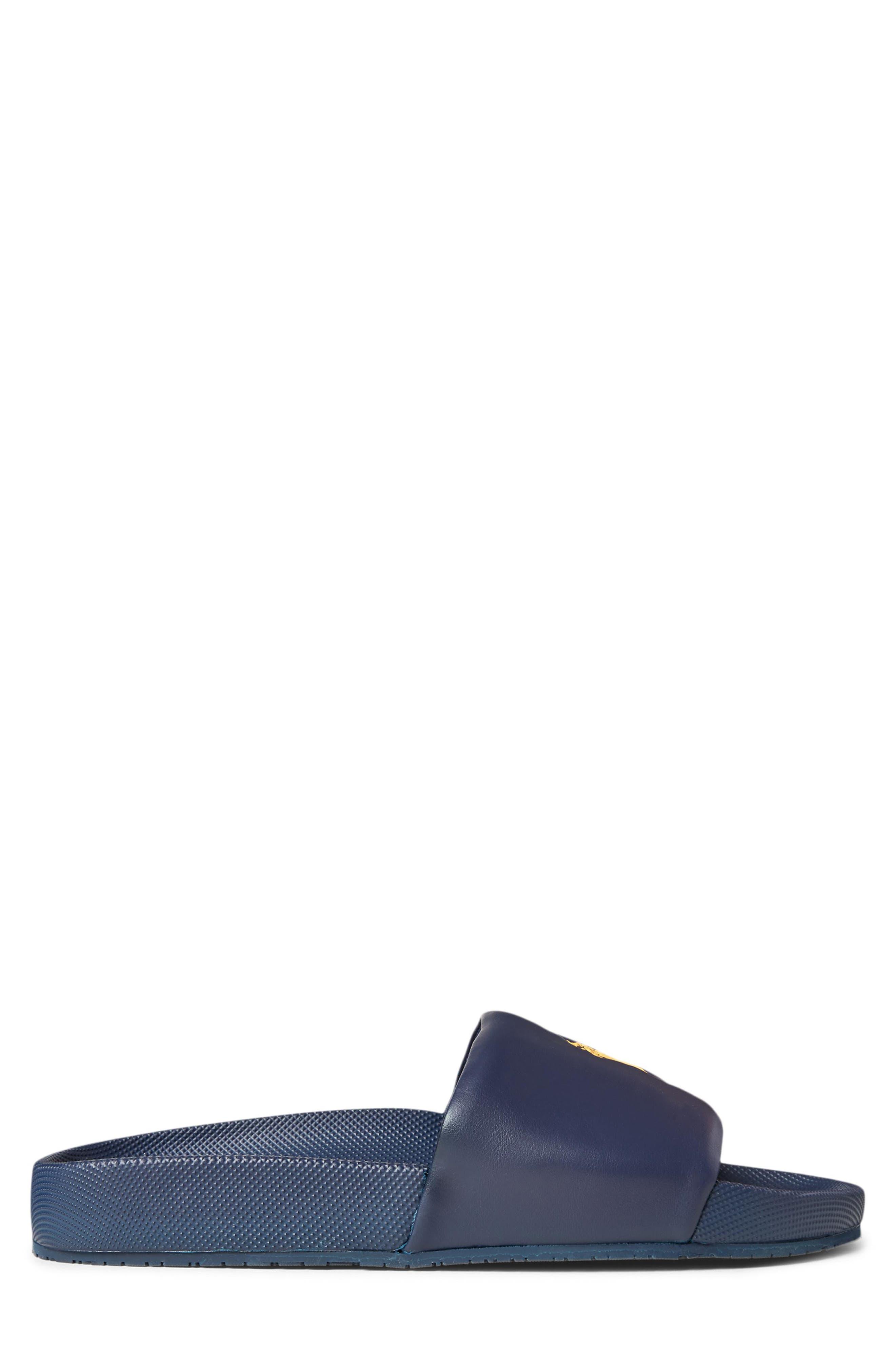 Polo Ralph Lauren Cayson Logo Sandals in Blue for Men | Lyst