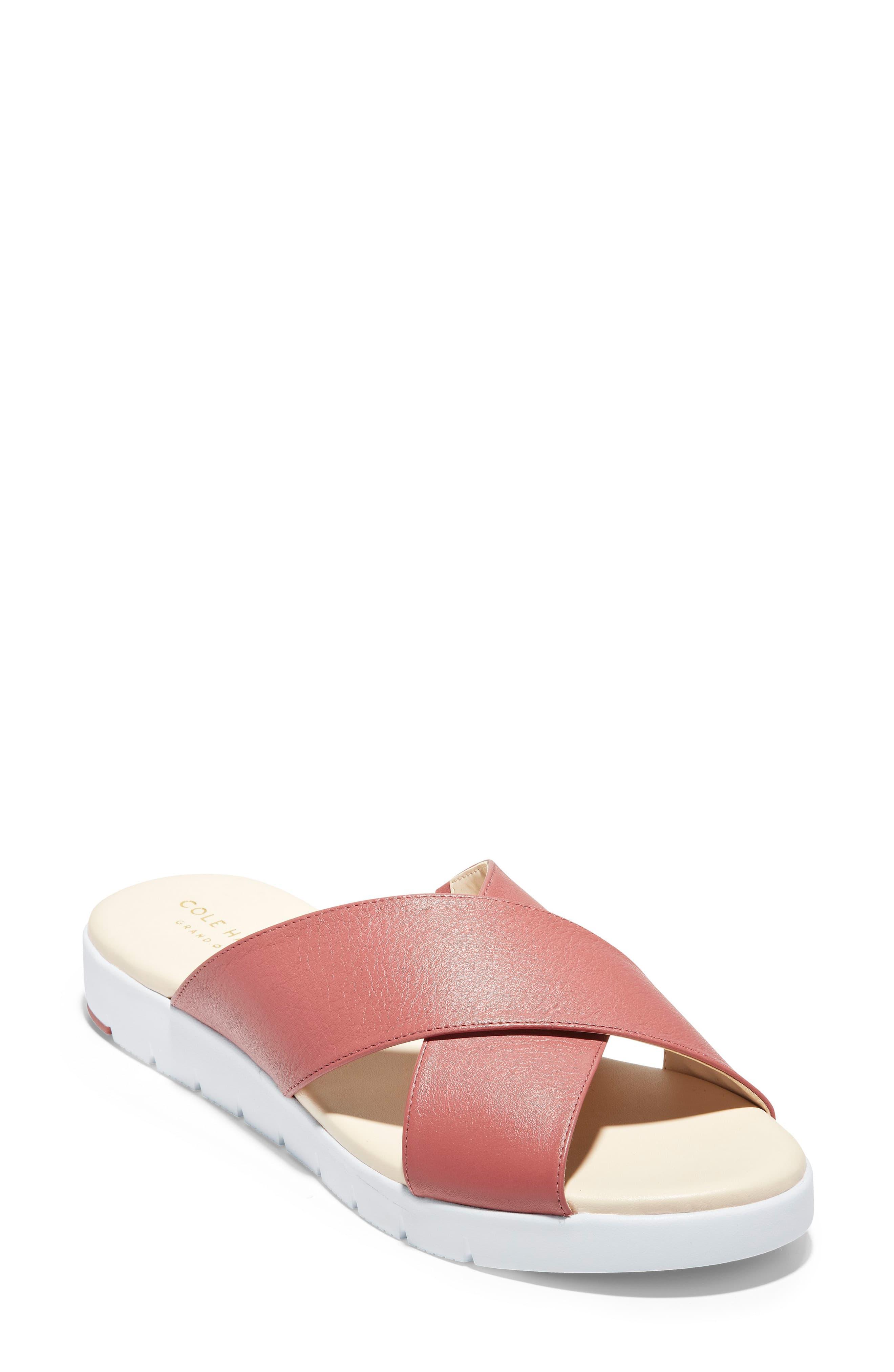 Cole Haan Rubber Zerogrand Slide Sandal In Pink - Lyst