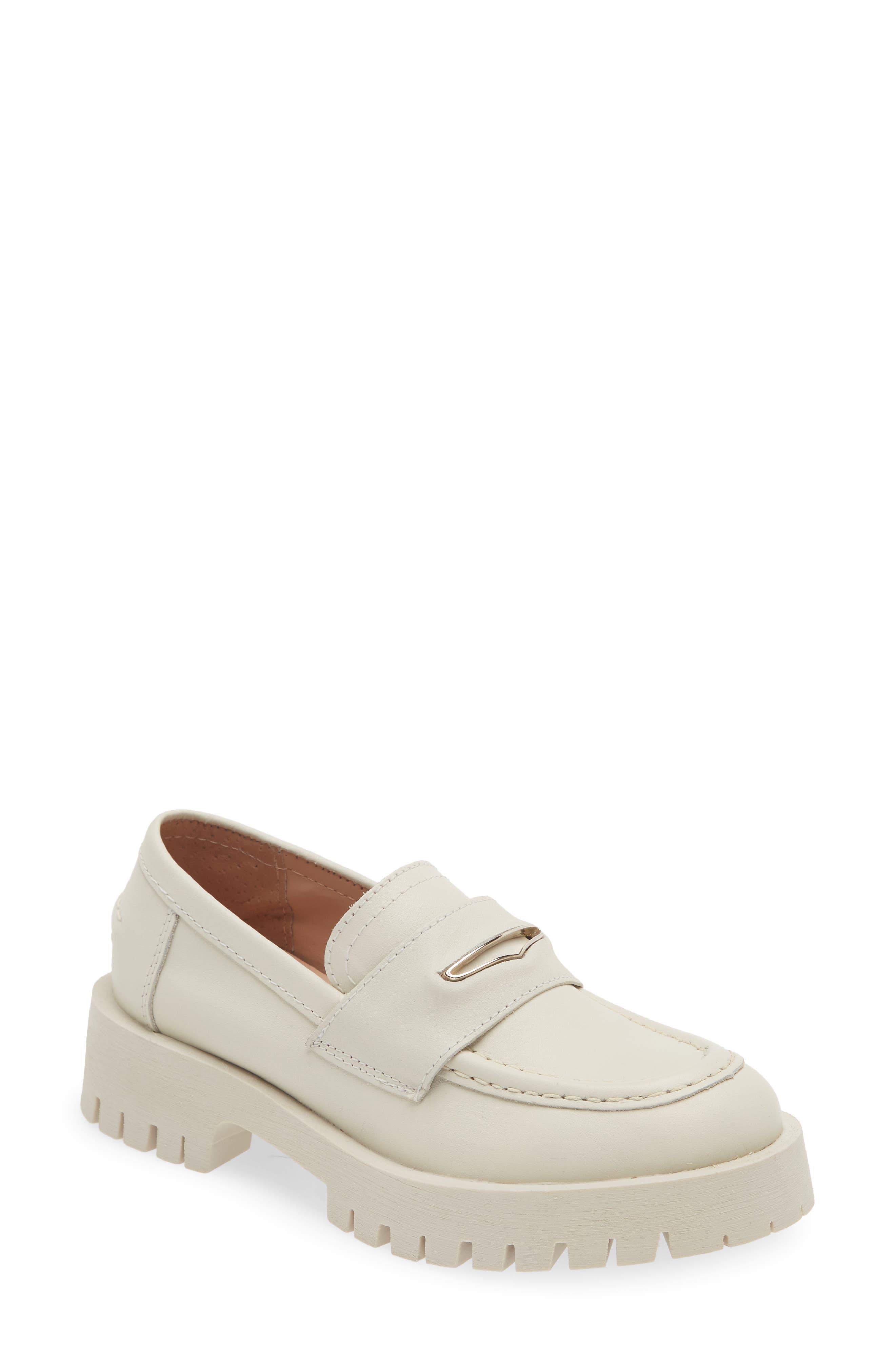 Steve Madden Lawrence Loafer in White Lyst