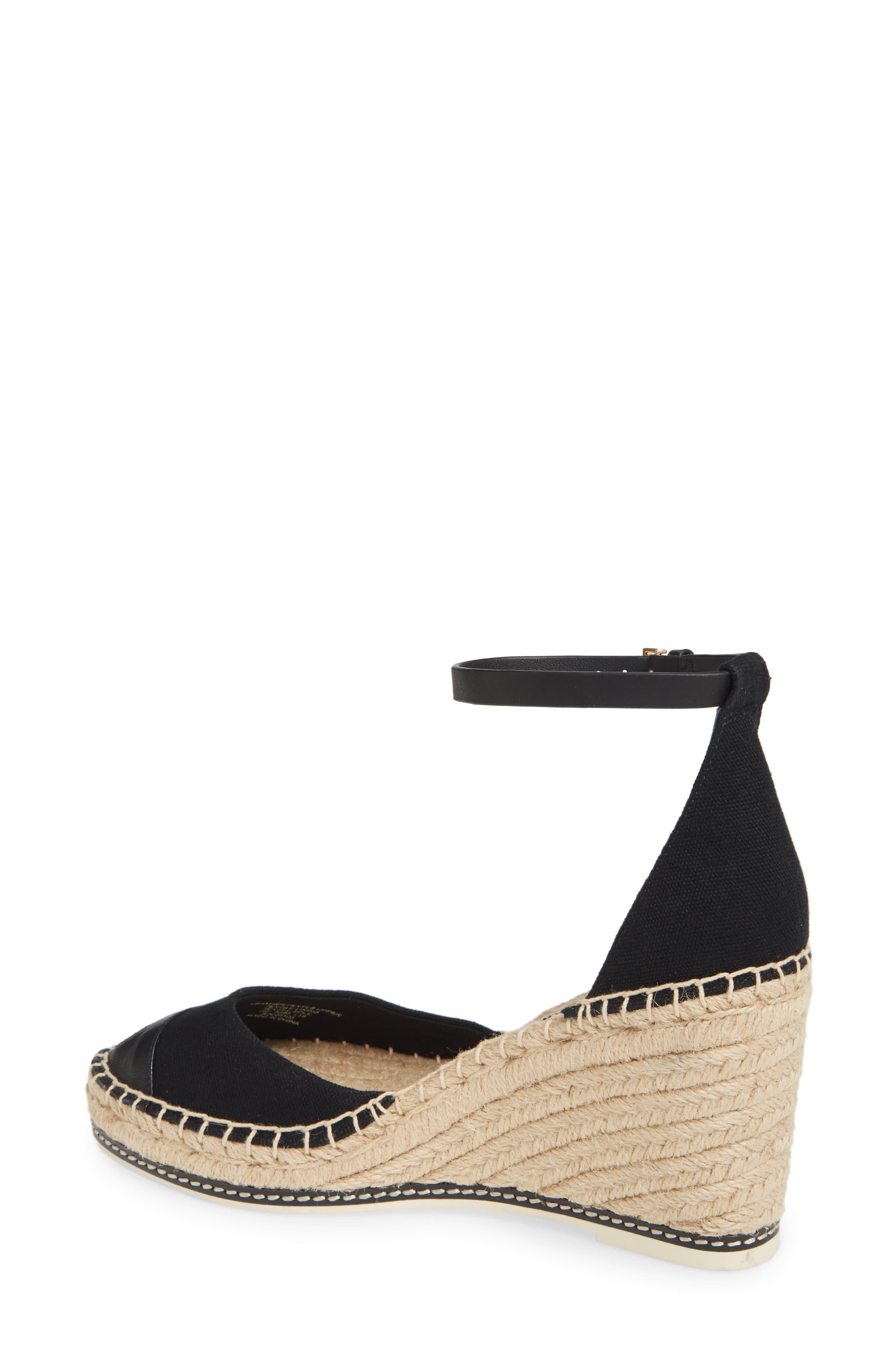 tory burch color block espadrille wedge