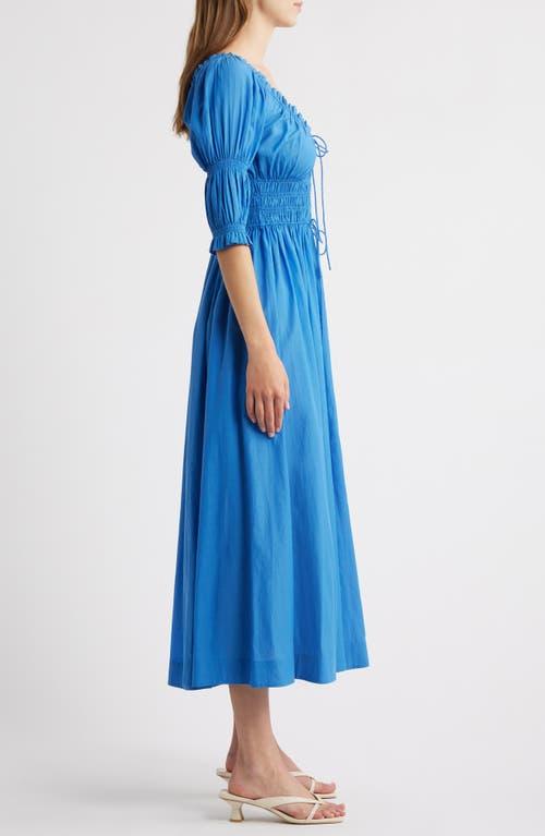 doen ischia dress blue Ischia Dress - Wildberry Thicket