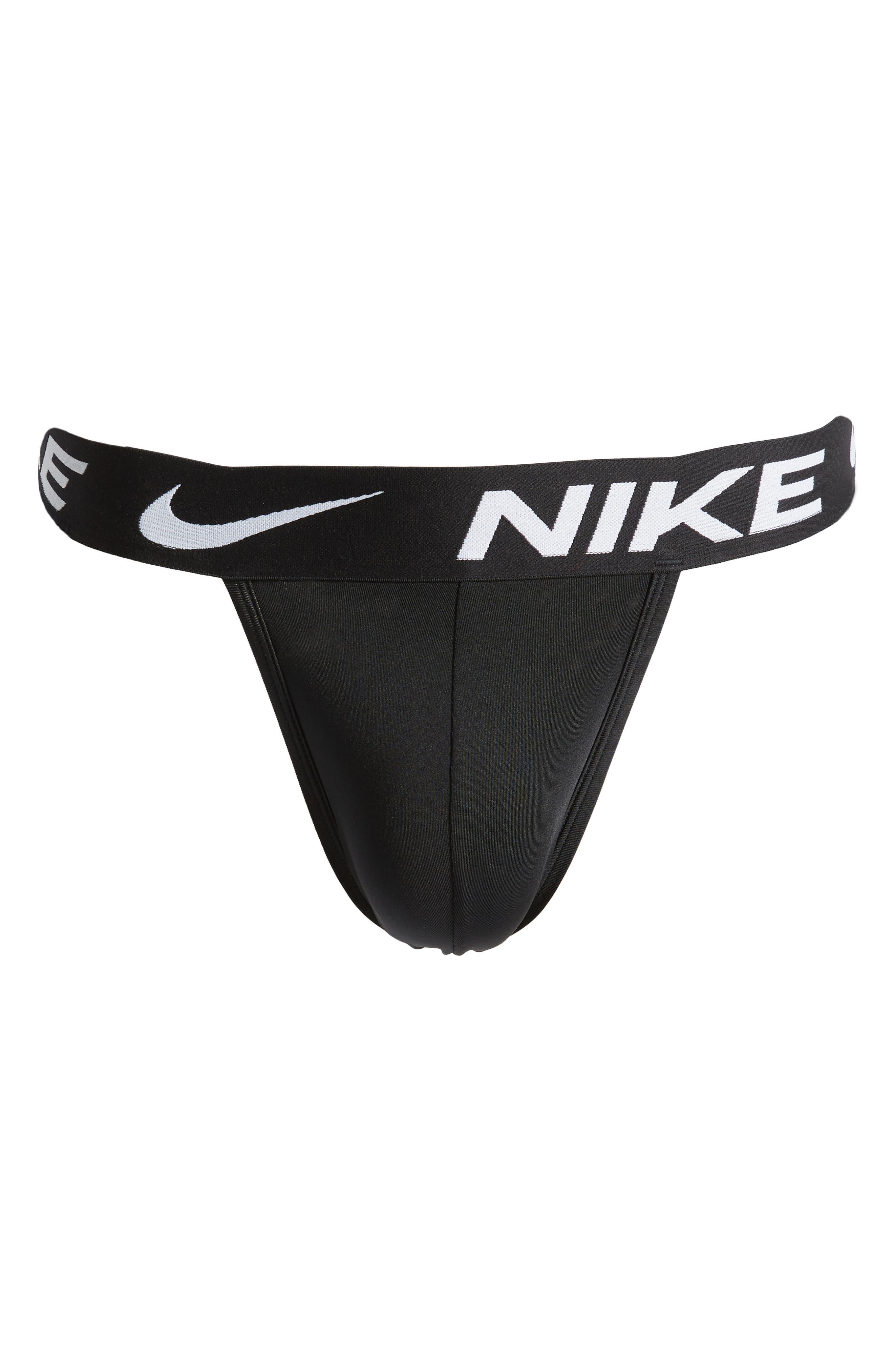Nike Assorted 3-pack Dri-fit Essential Micro Stretch Jockstraps in Black  for Men | Lyst