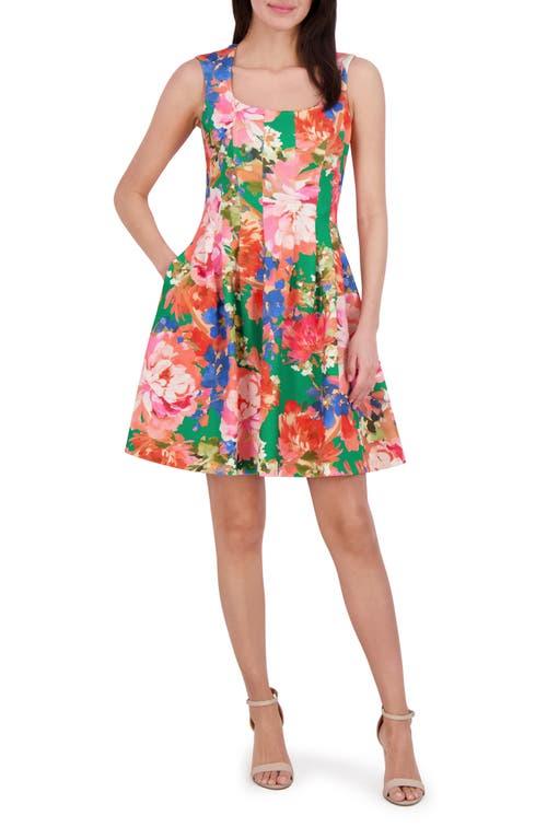 Daytime Dresses Vince Camuto Floral Scuba Dress Vince Camuto
