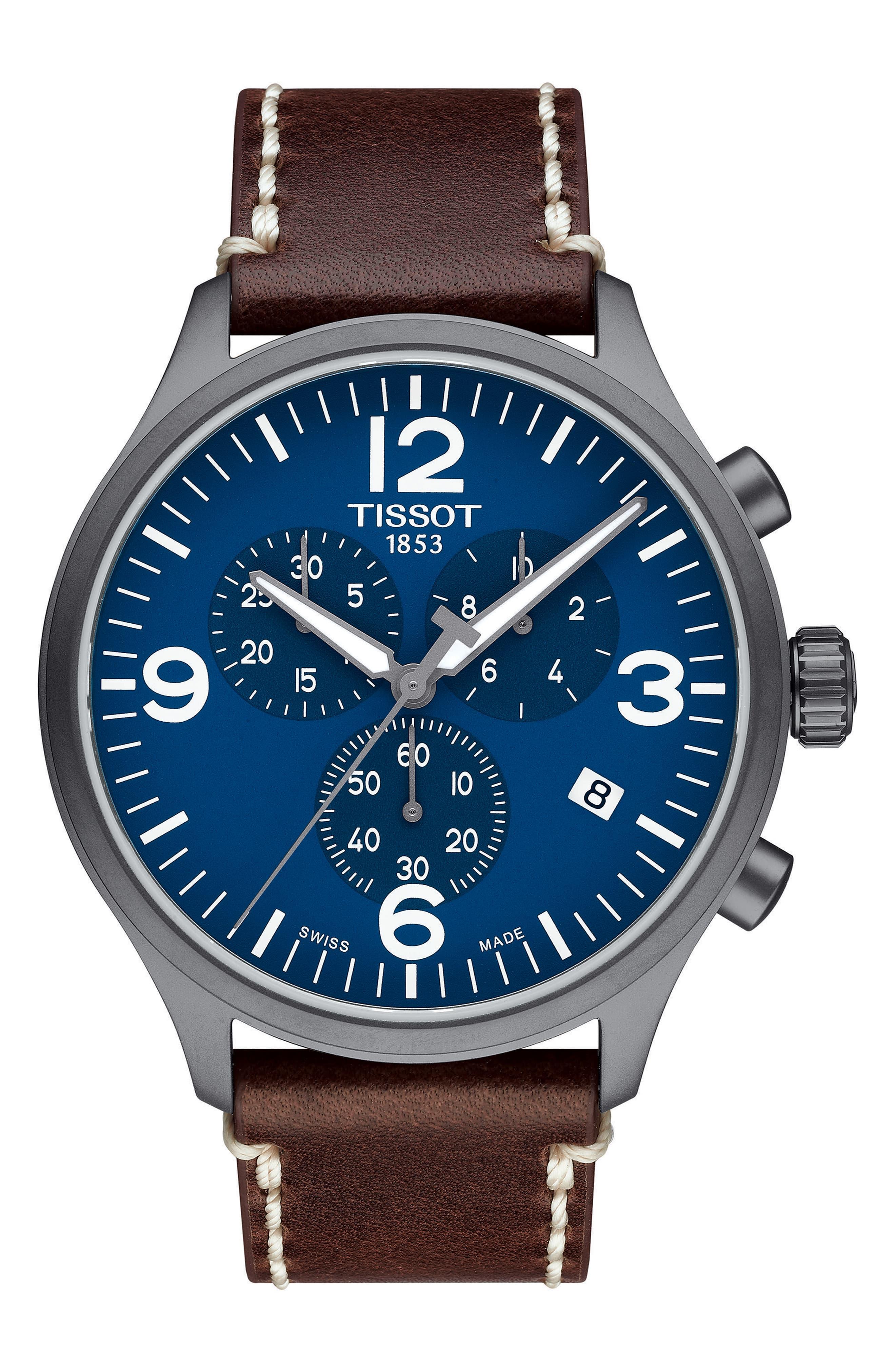tissot quickster chronograph blue
