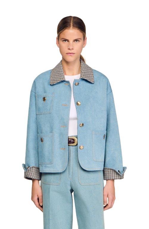 Sandro Jean and denim jackets for Women Online Sale up to 66 - Main Image
