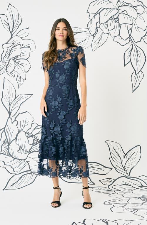 blue lace mermaid dress Elegant V Neck Long Lace Mermaid Evening Dresses main image 0