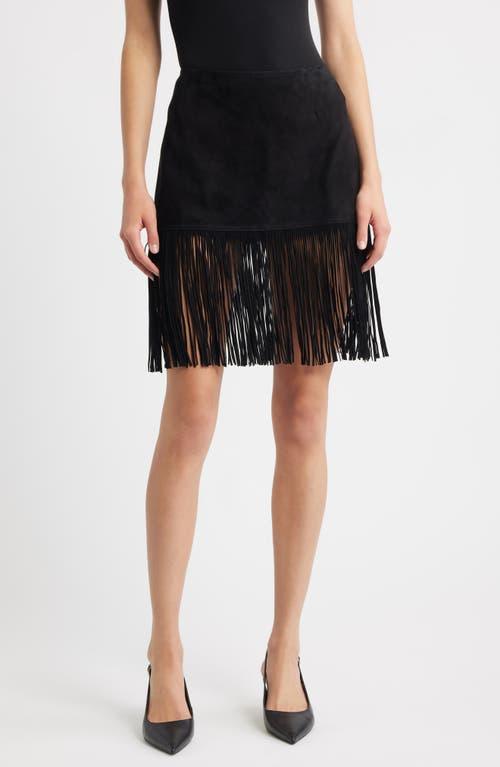 Denim Skirt Black Fringe Skirt Nordstrom Rack FRAME Mini Skirts