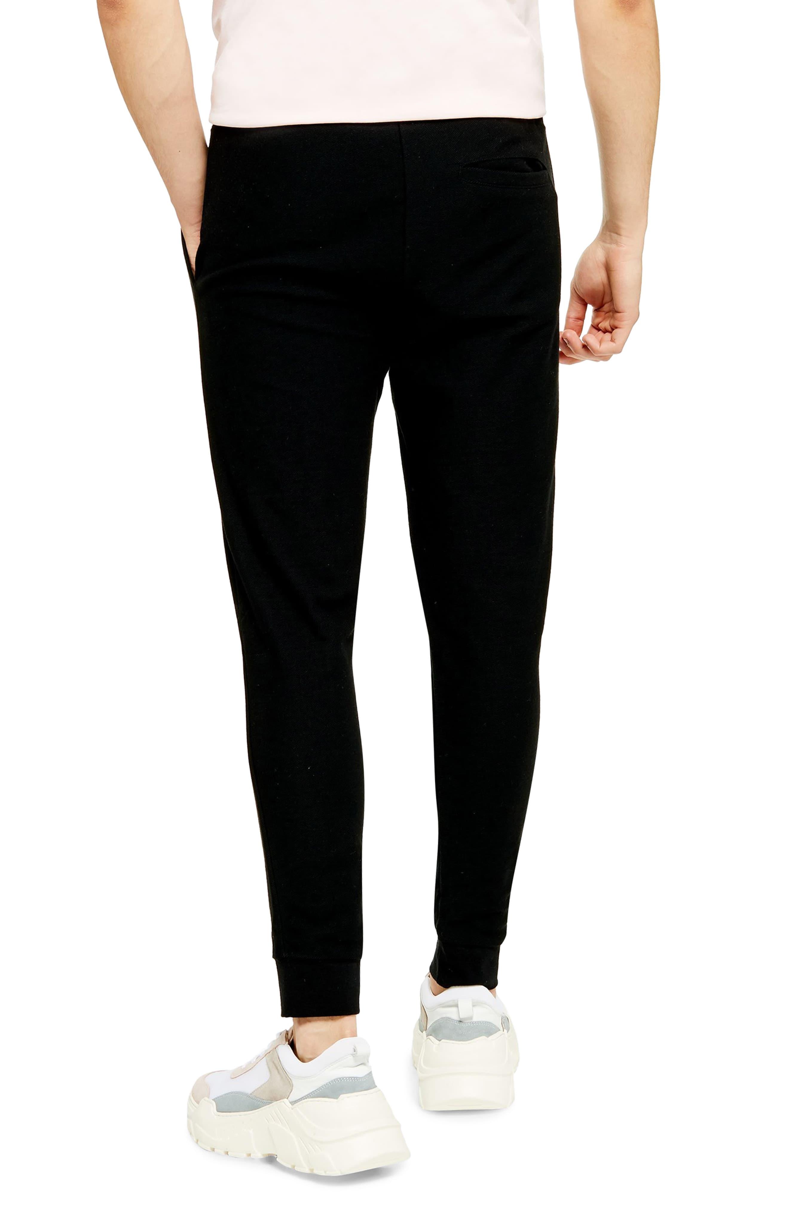 skinny twill joggers