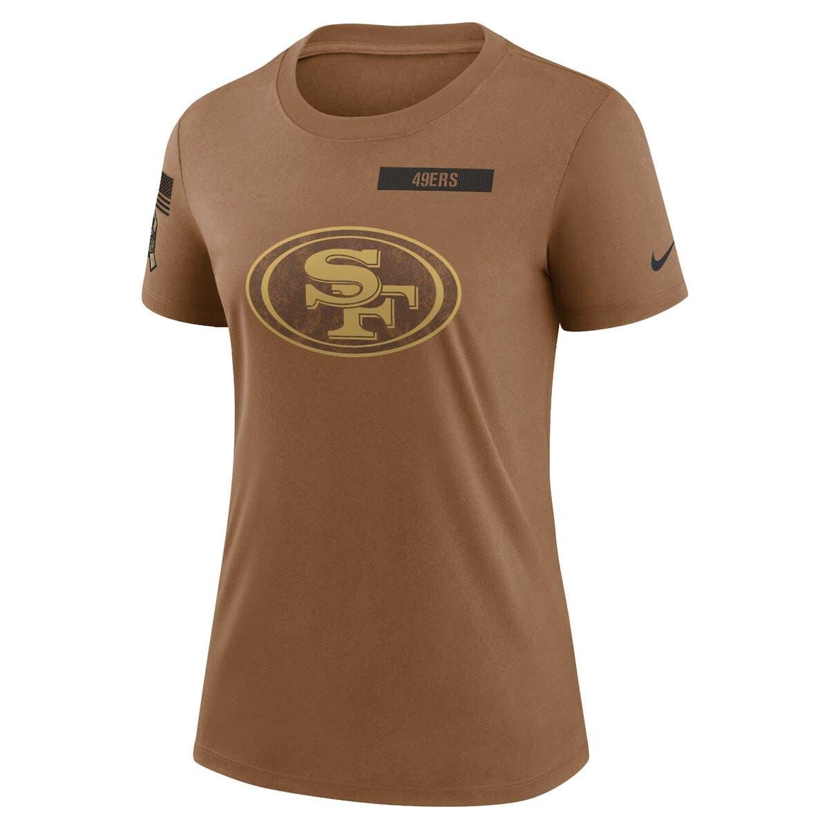 Dallas Cowboys Nike 2023 Salute To Service Sideline T-Shirt - Brown