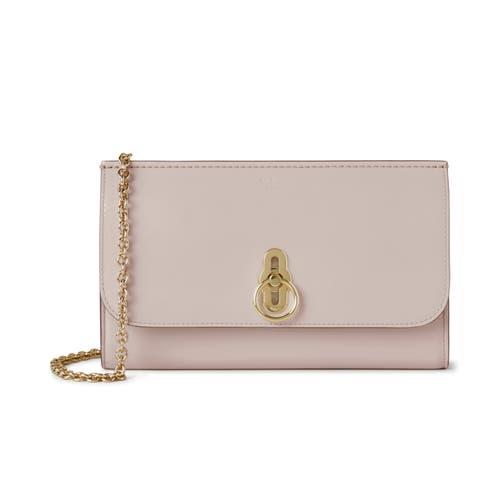 Mulberry Amberley チェーンショルダーバック/クラッチ Mulberry | Amberley Clutch | Black Cross Grain Leather