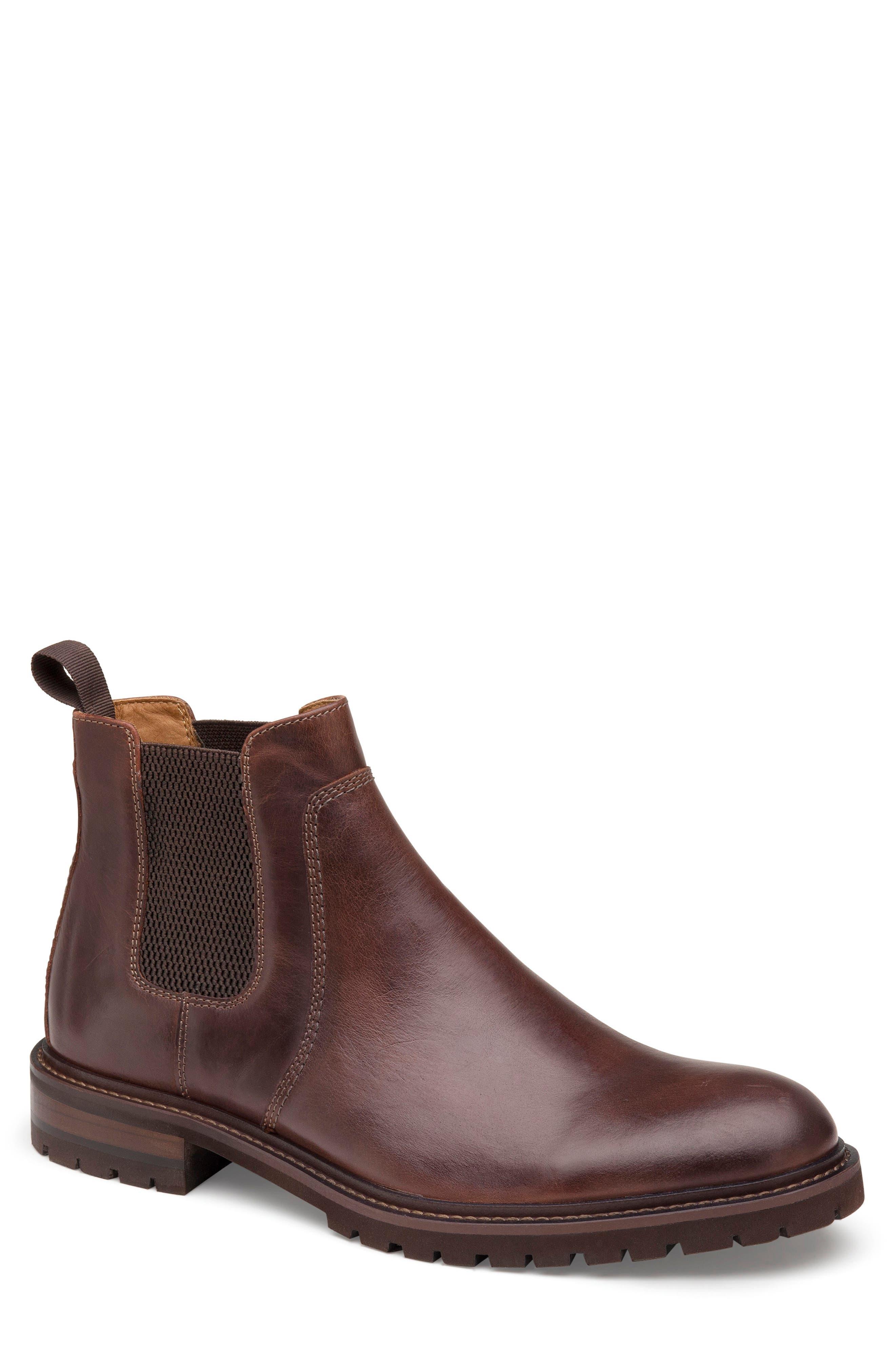 Johnston & Murphy Barrett Chelsea Boot in Brown for Men Lyst