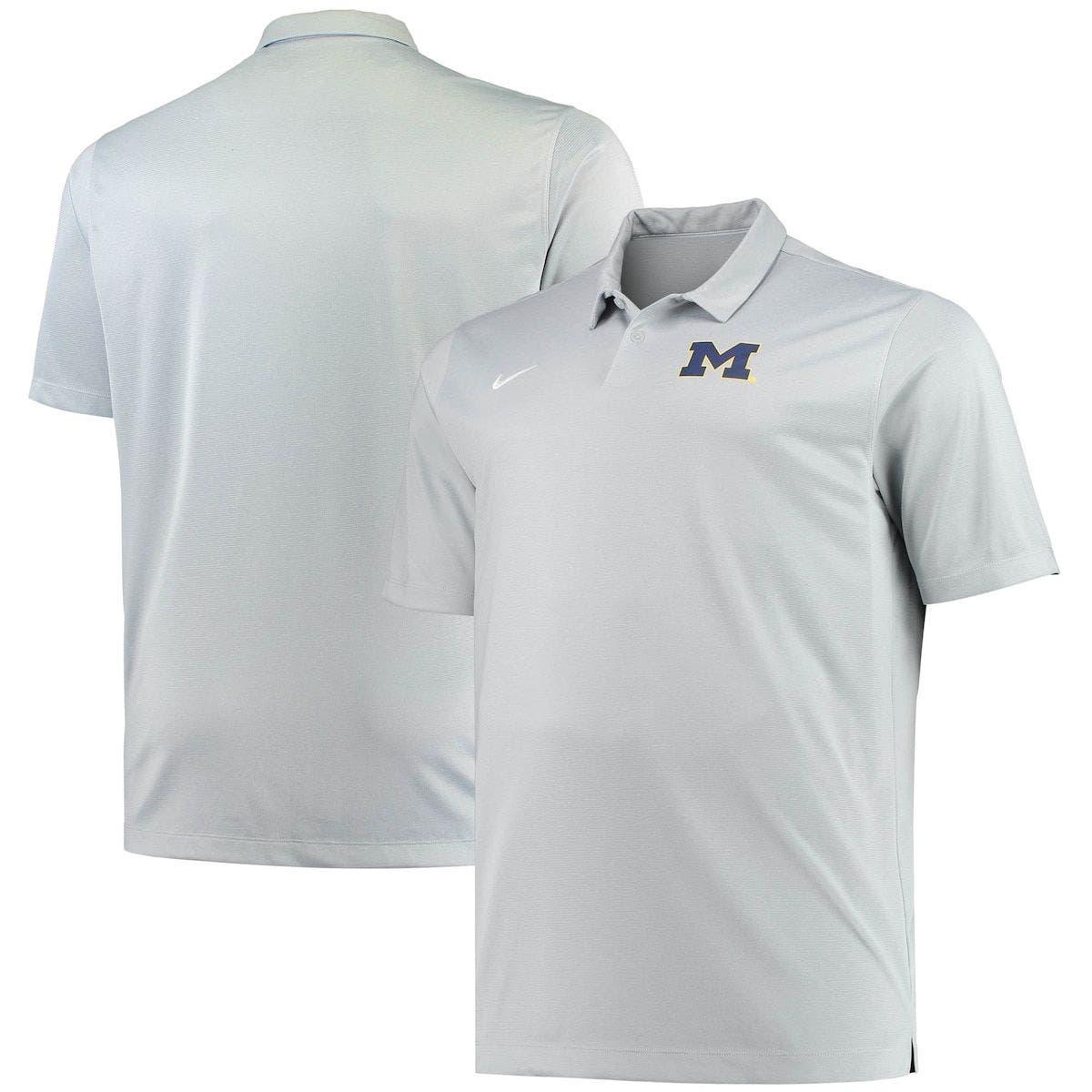 Nike Heathered Michigan Wolverines Big & Tall Performance Polo At Nordstrom  in Gray for Men | Lyst