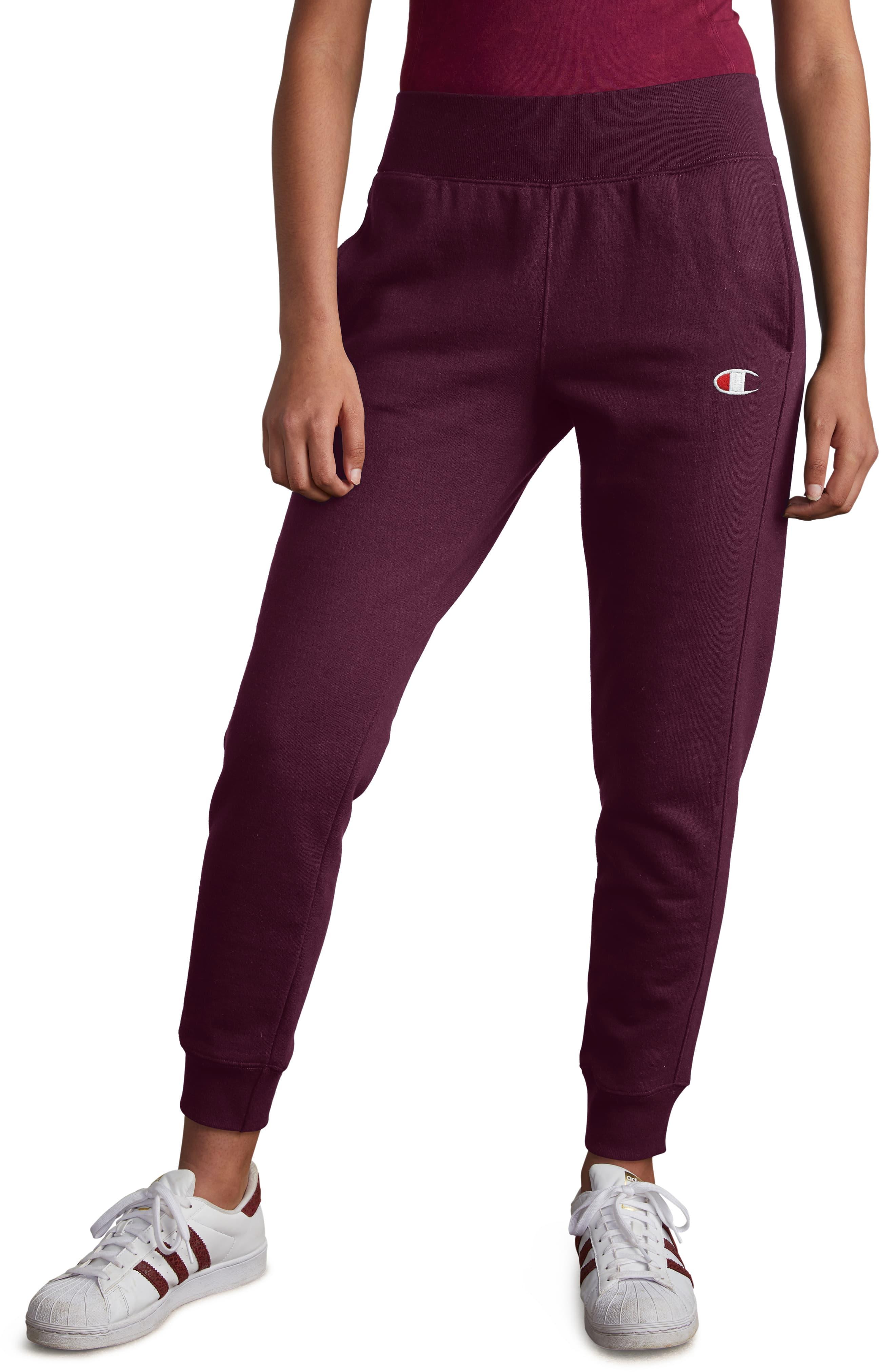 dark berry purple champion joggers