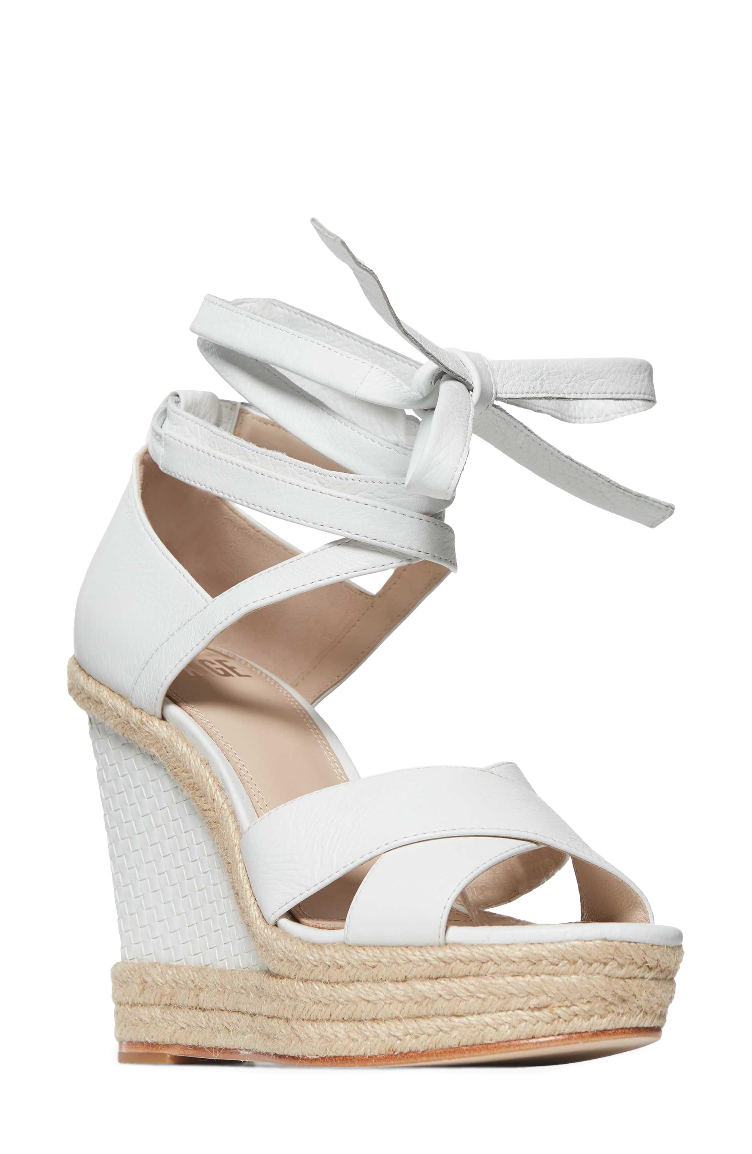 white wrap wedges