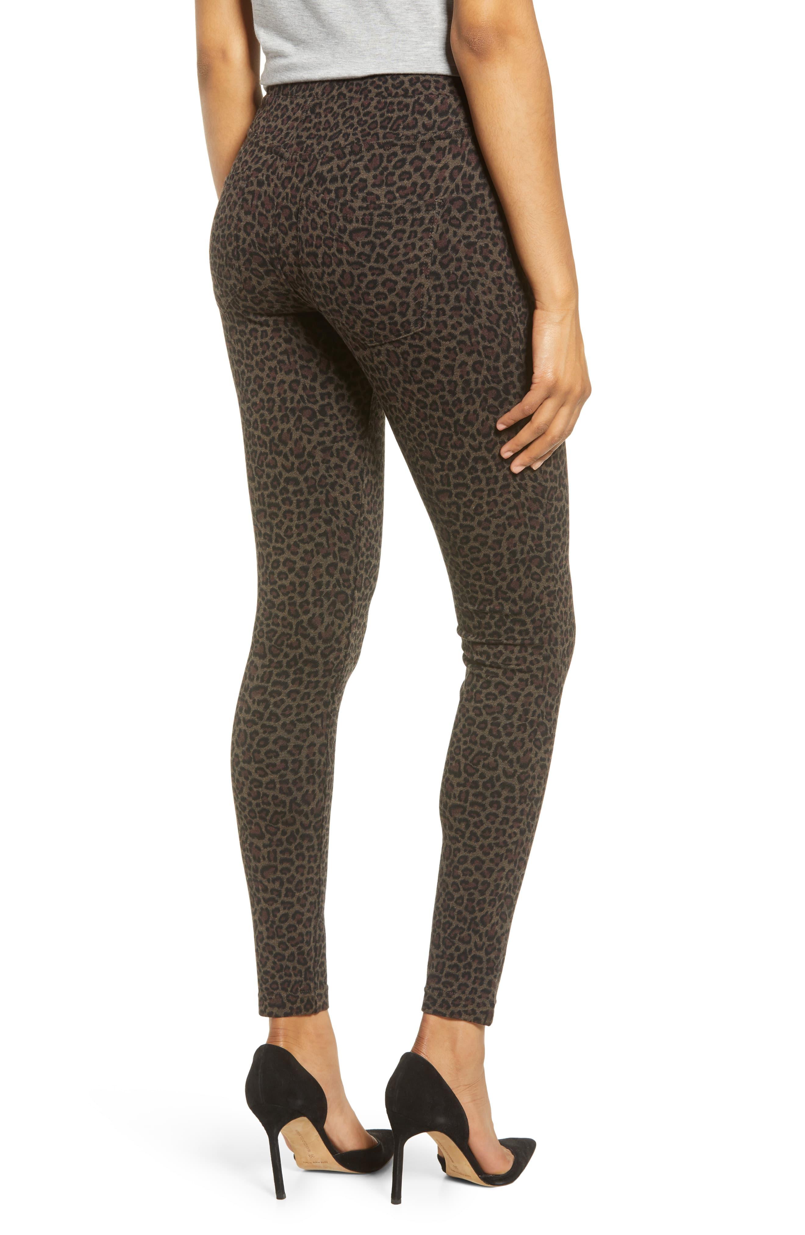 leopard pull on pants