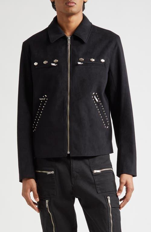 CLANE SUEDE STUDS BLOUSON Shop Suede Jacket | Unison Label