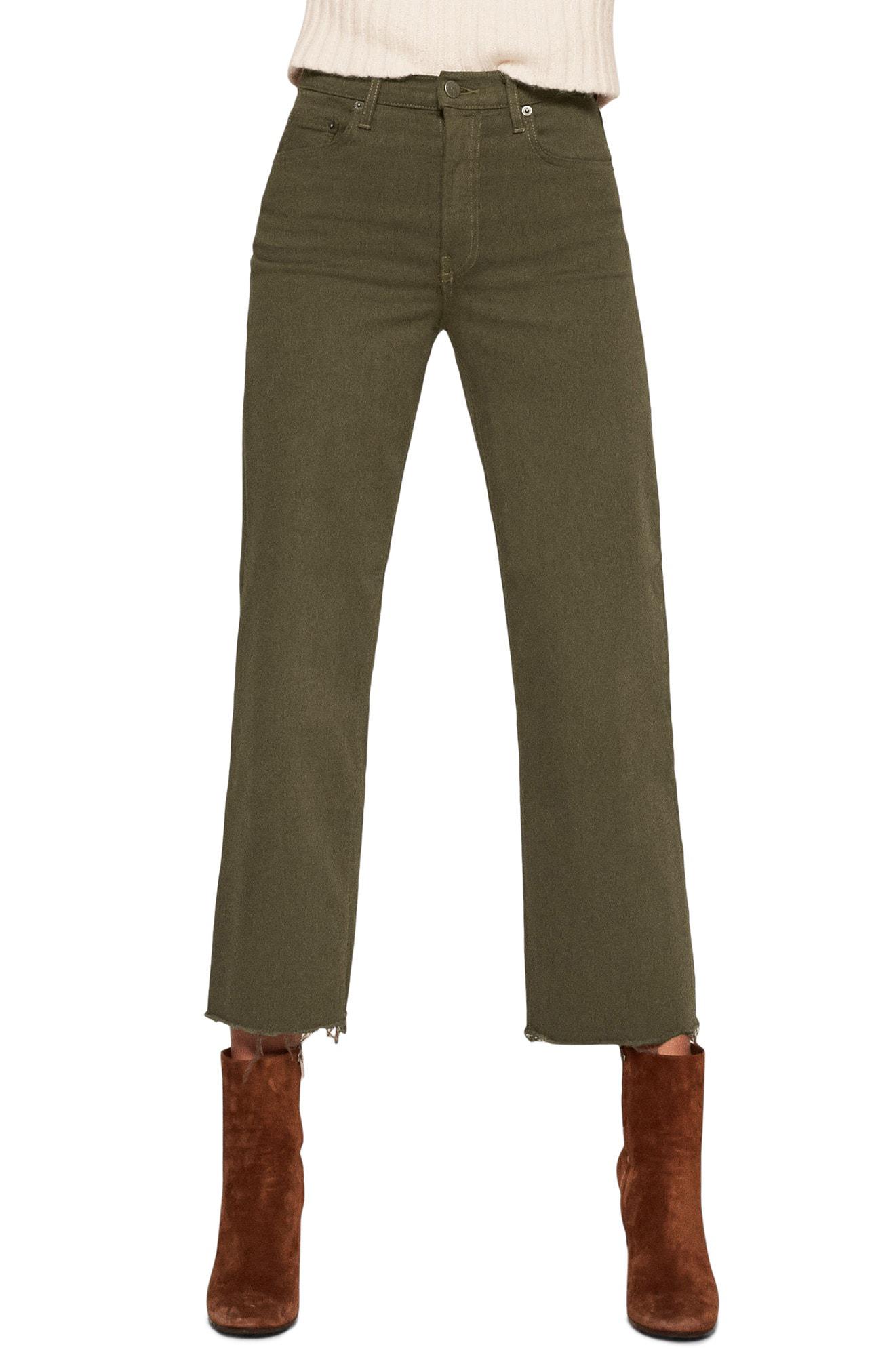 reformation stretch crop jeans