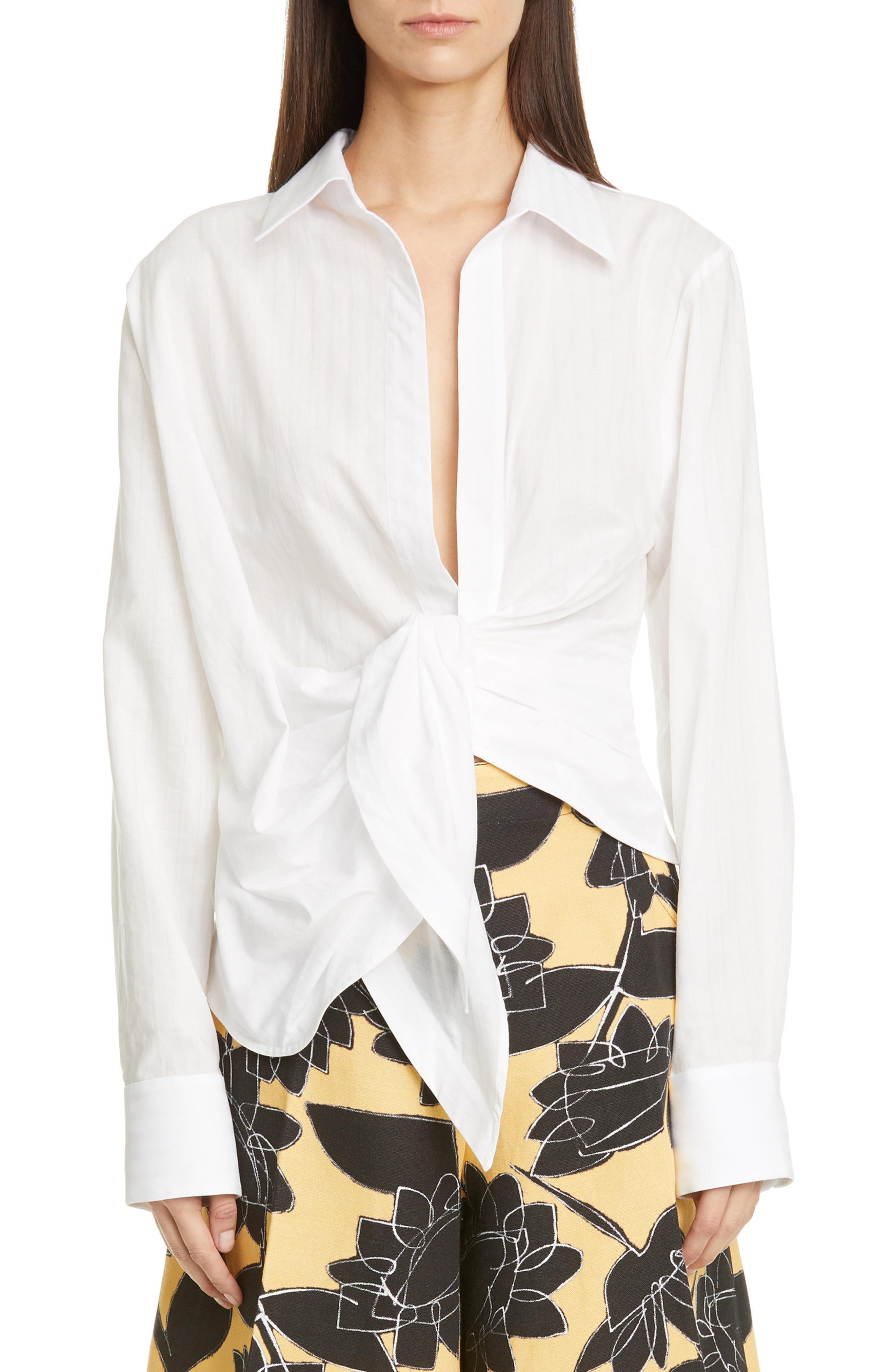 jacquemus white blouse