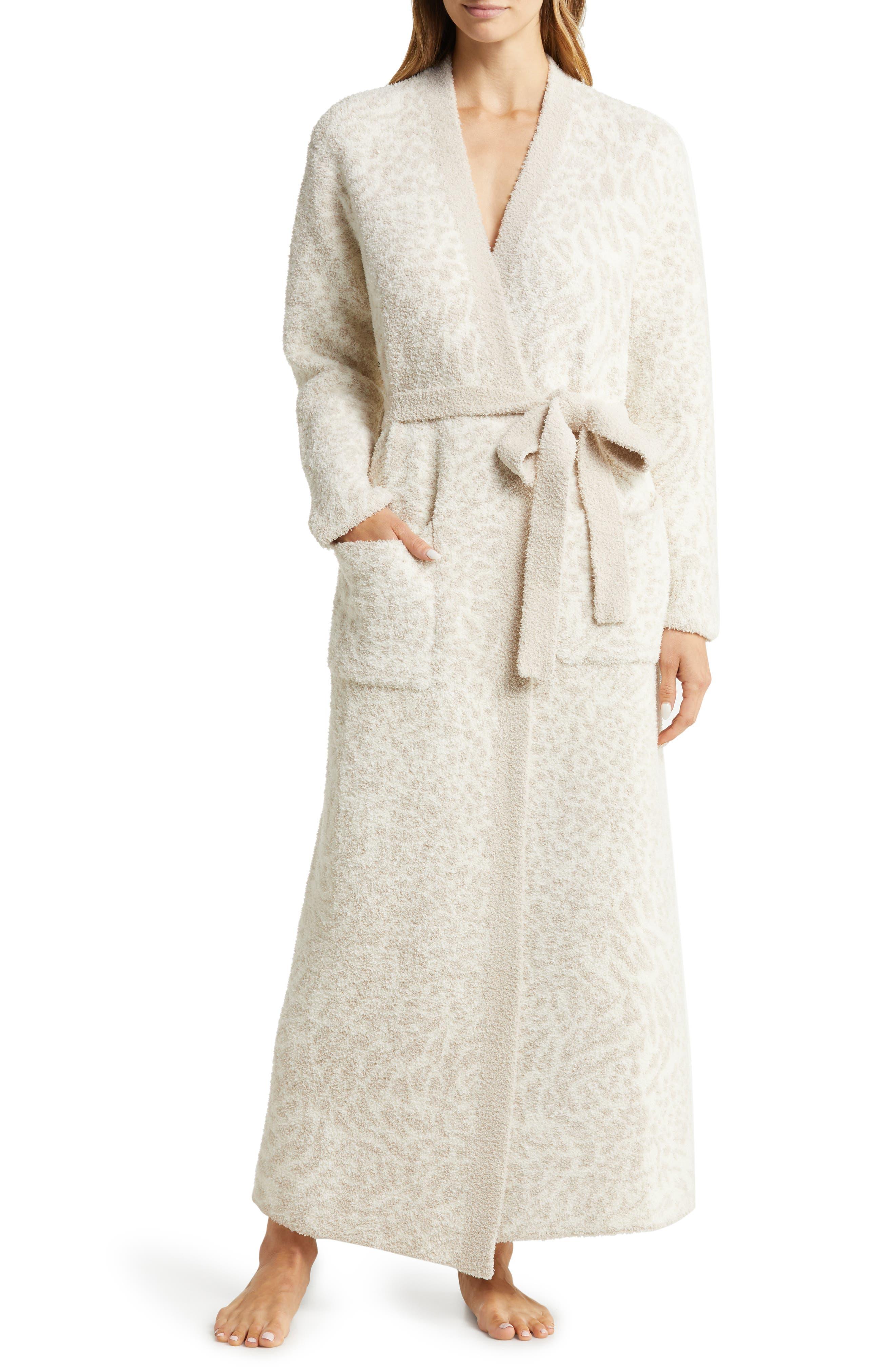 Barefoot Dreams Cozychictm Wilderness Long Robe in Natural | Lyst