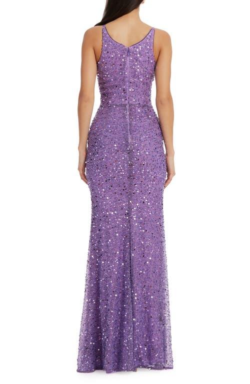 Dress the Population Iris Sequin Mermaid Gown in Purple | Lyst Dress the Population Iris Sequin Mermaid Gown in Purple | Lyst