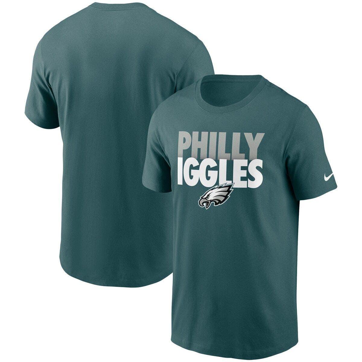 Men's Nike Midnight Green Philadelphia Eagles Team Wordmark T-Shirt