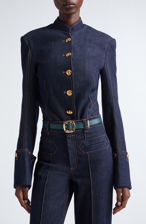 Zimmermann Kaia Leather Deco Belt in Blue | Lyst display picture 1