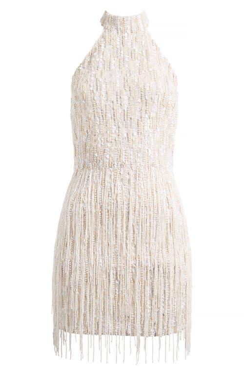 white and gold beaded prom dress White High Low Prom Gown Gold Beaded Pageant Dress 67441  Viniodress